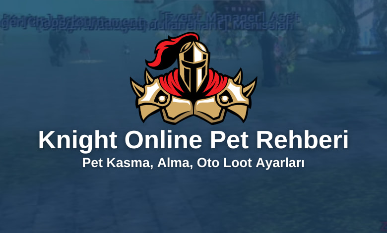 Knight Online Pet Rehberi, Pet Alma, Pet Kasma, Oto Kutu Loot Ayarları