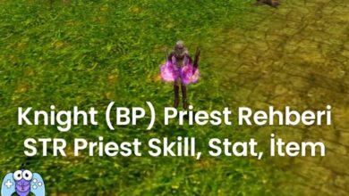 Knight (BP) Priest Rehberi STR Priest Skill, Stat, İtem