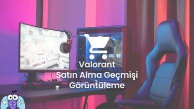 Valorant satın alma geçmişi