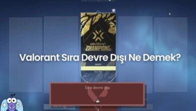 Valorant Sıra Devre Dışı Hatası
