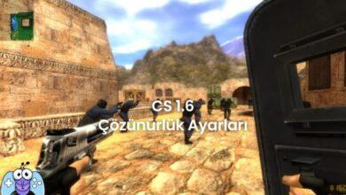 CS 1.6 çözünürlük ayarları