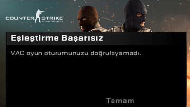 VAC Oyun Oturumunuzu Doğrulayamadı