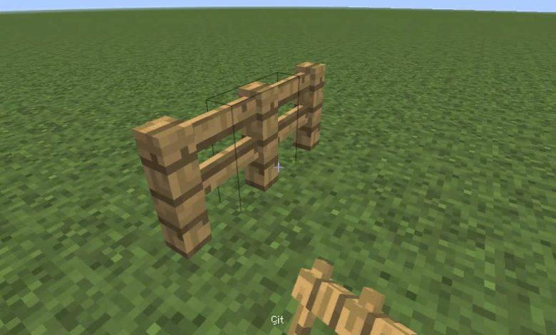 Minecraft çit yapımı