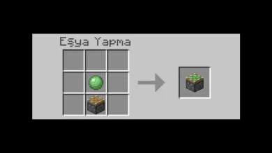 Minecraft piston yapımı